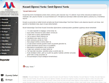 Tablet Screenshot of kocaeliogrenciyurdu.com